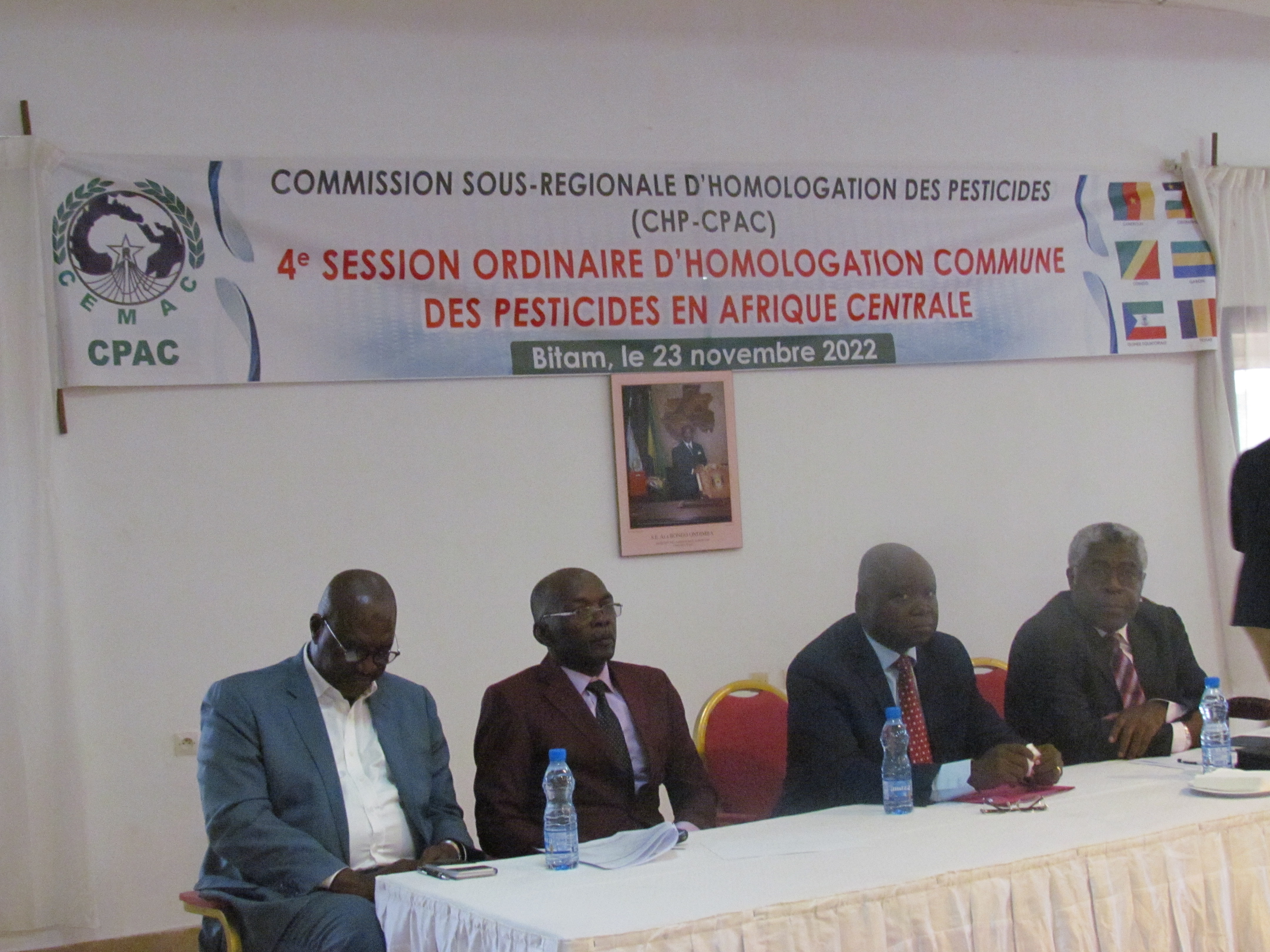 Photos 4ème session d’homologation des pesticides en Afrique Centrale 