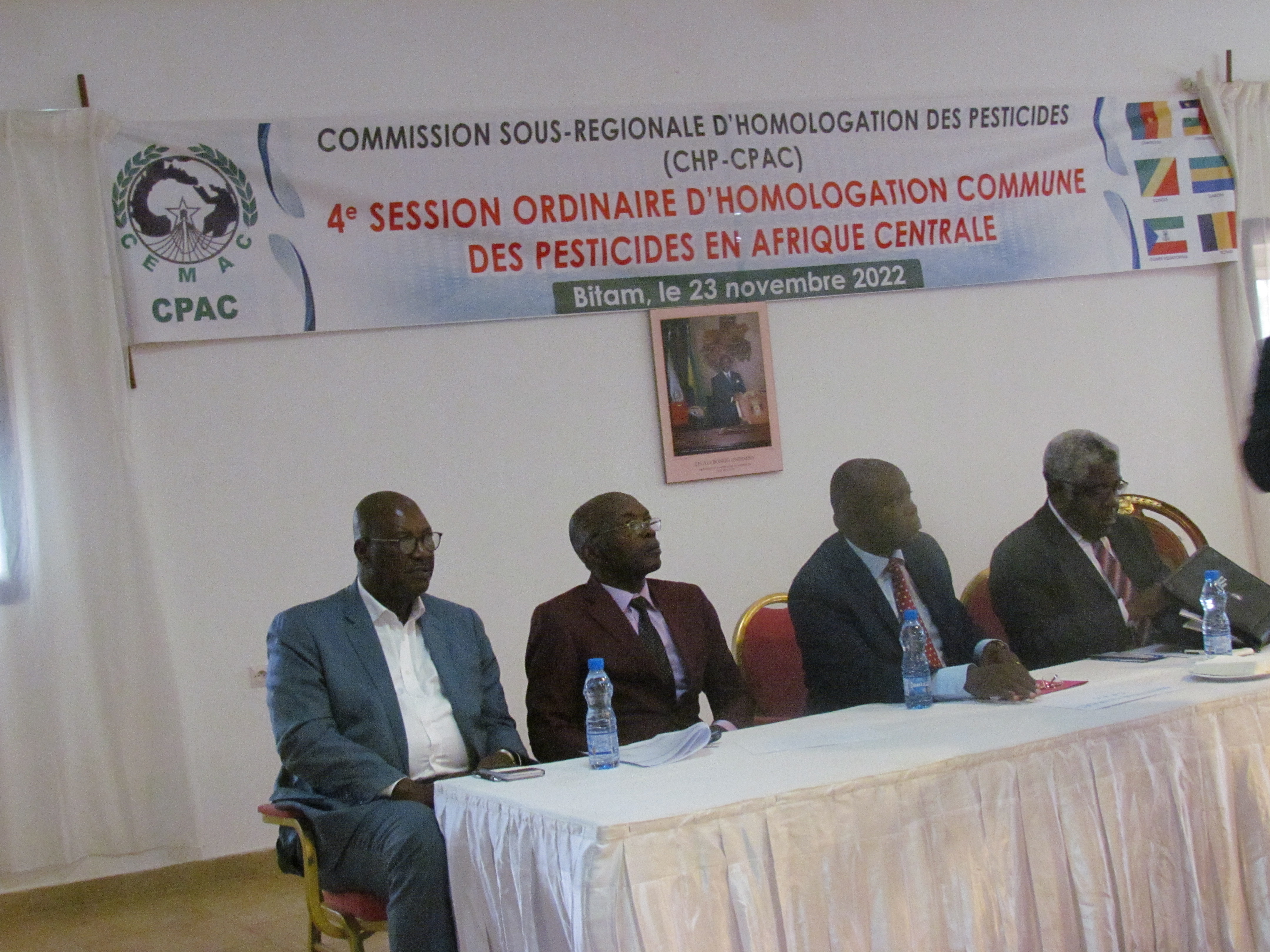 Photos 4ème session d’homologation des pesticides en Afrique Centrale 